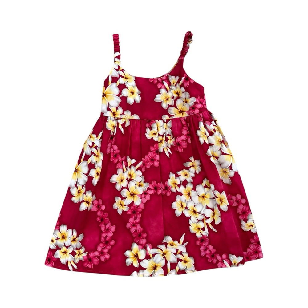Girls Hawaii Station Pink & White Floral Dress - 7/8